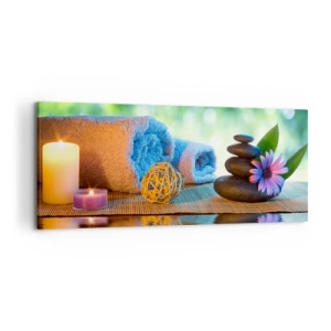 Schilderen op canvas - Tijd voor het lichaam - 120x50 cm