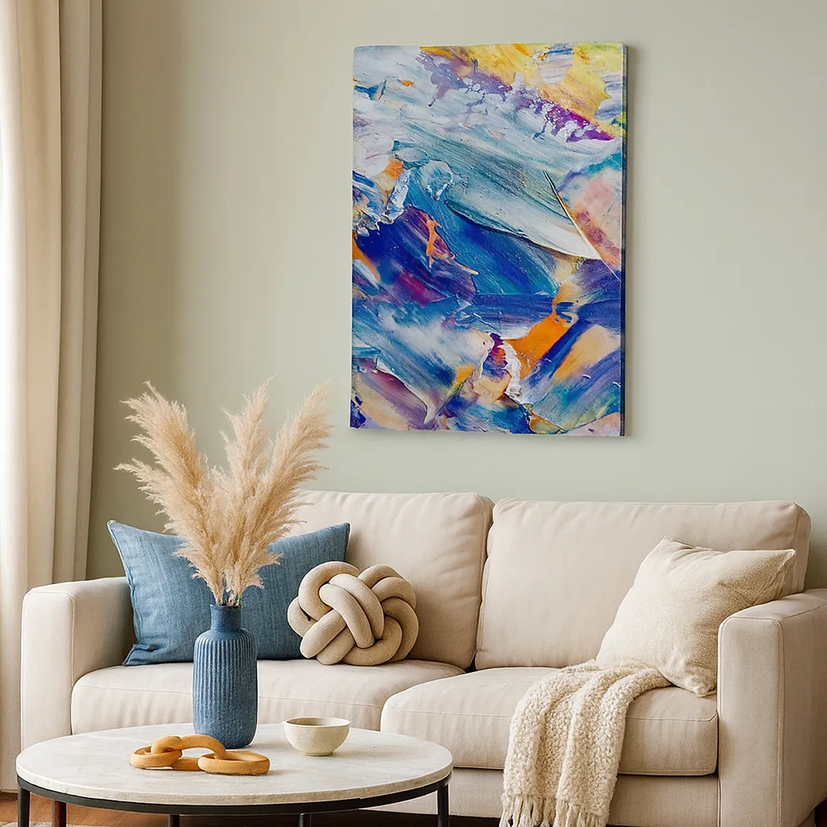 Schilderen op canvas - Kleur verwarring - 50x70 cm