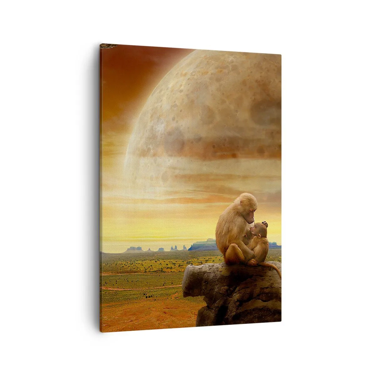 Schilderen op canvas - De liefde is overal hetzelfde - 50x70 cm