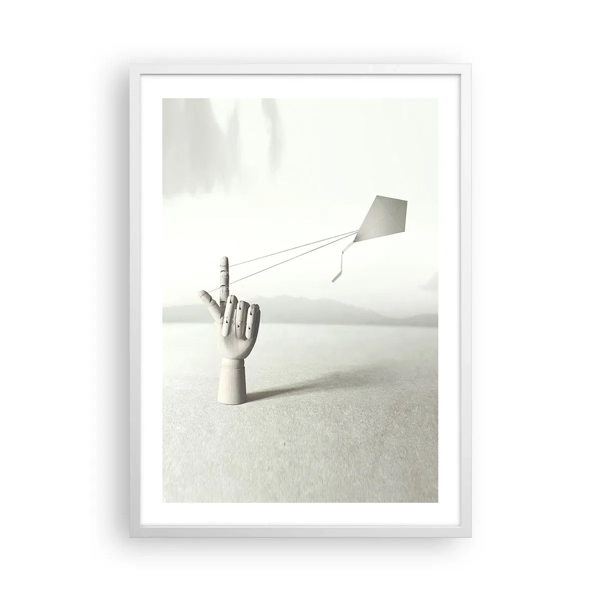 Poster in een witte lijst - Krachttest - 50x70 cm