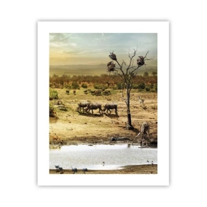 Poster - "Er stroomde een rivier uit Eden …" - 40x50 cm