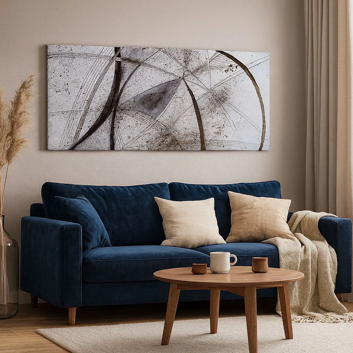 Schilderen op canvas - Futuristische fantasie - 100x40 cm