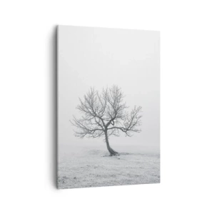 Schilderen op canvas - Tegen het niets - 50x70 cm