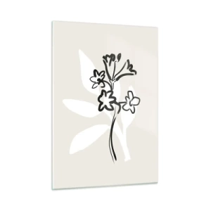 Schilderen op glas - Schets voor het herbarium - 50x70 cm