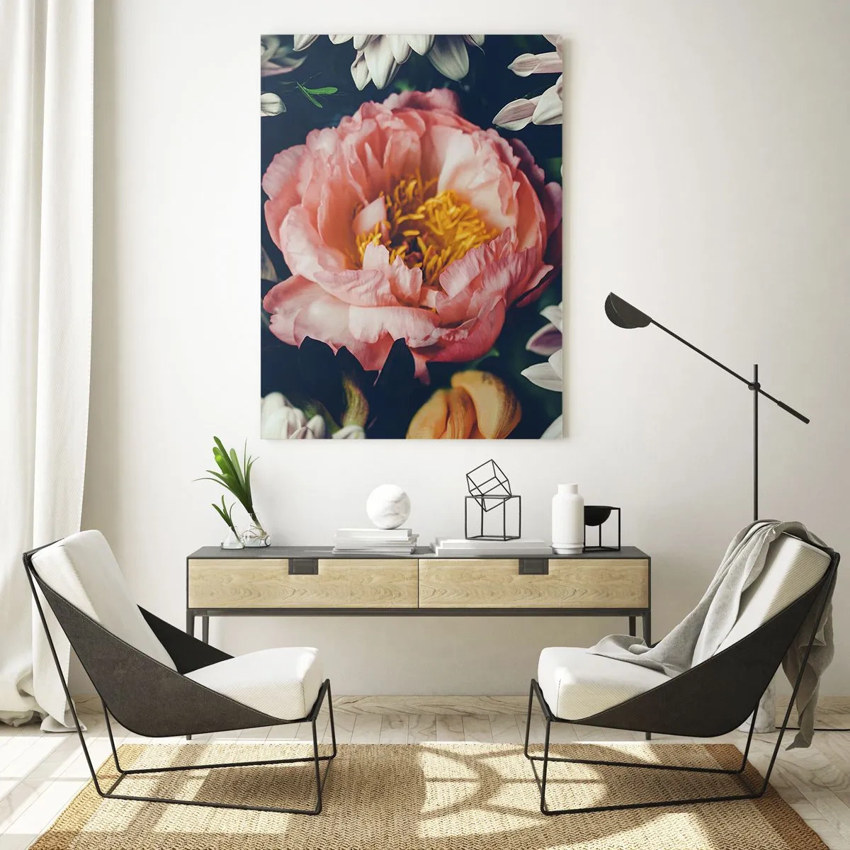 Schilderen op glas - Met barokke pracht - 50x70 cm