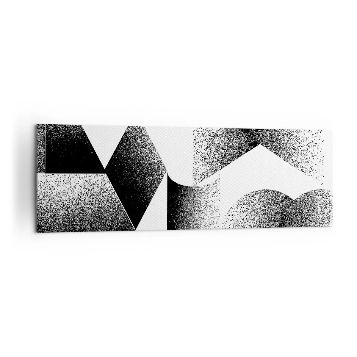 Schilderen op canvas - Hoeken en ovalen - 160x50 cm