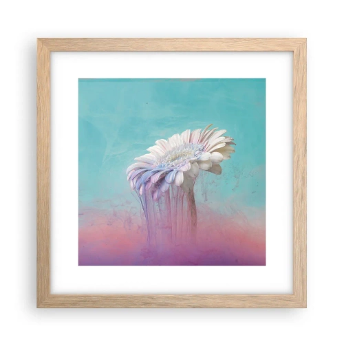 Een poster in een licht eiken lijst - De bloemenonderwereld - 30x30 cm