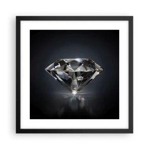 Poster in een zwarte lijst - Beste vriendinnen - 40x40 cm