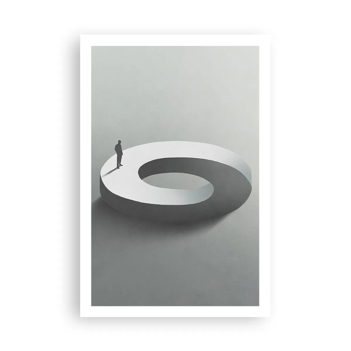 Poster - En wees hier slim - 61x91 cm