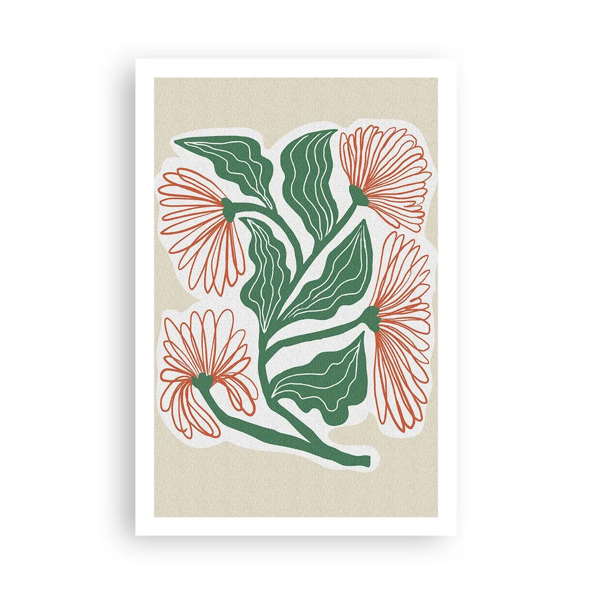 Poster - Folk en modern - 61x91 cm