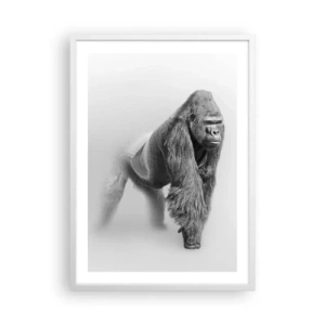 Poster in een witte lijst - Vertrouwen in zijn kracht - 50x70 cm