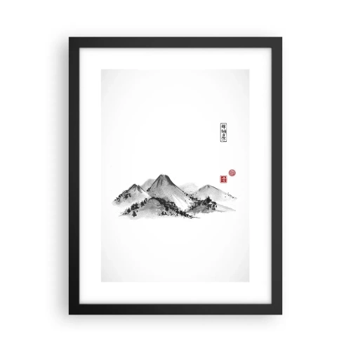 Poster in een zwarte lijst - Oneindige verte - 30x40 cm