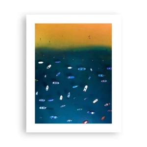 Poster - Vakantie spel - 40x50 cm