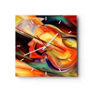 Wandklok - Klok - Alles in orde - 30x30 cm