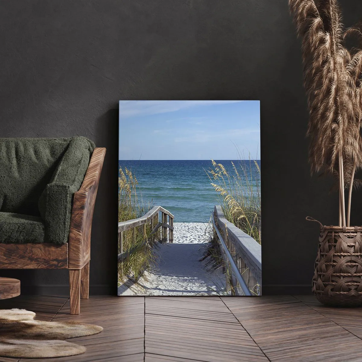 Schilderen op canvas - In de zon, in de wind - 50x70 cm