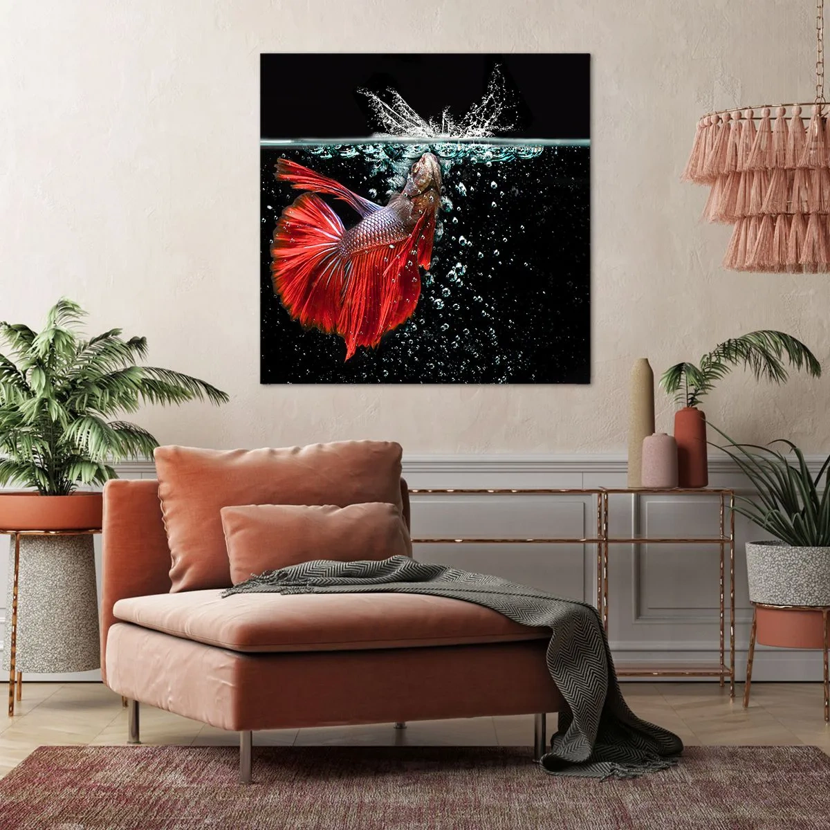 Schilderen op canvas - Je hebt drie wensen - 40x40 cm