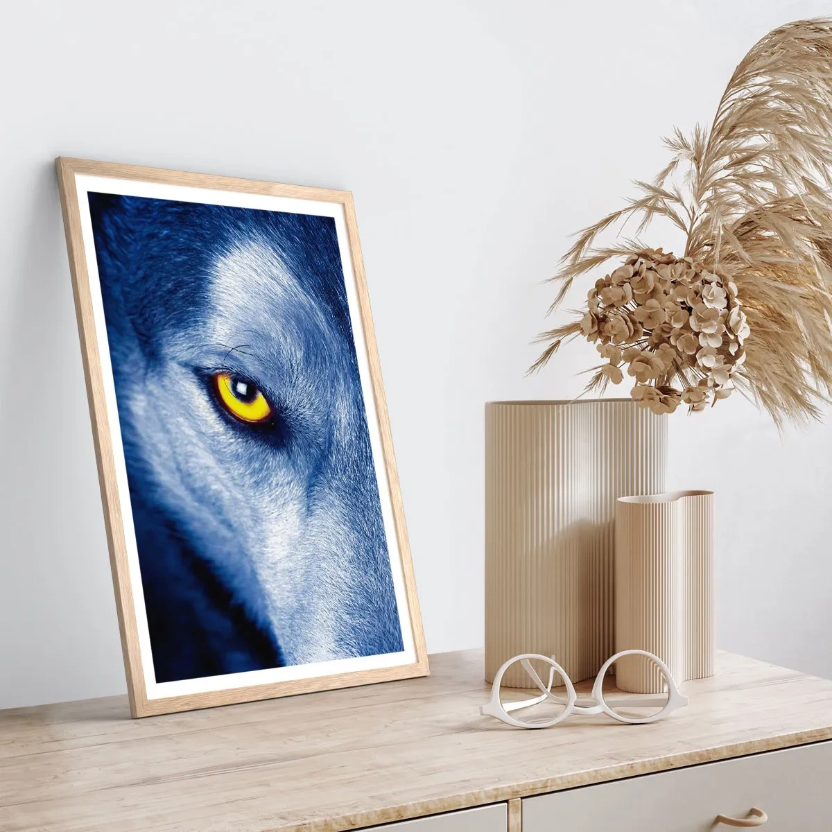 Een poster in een licht eiken lijst - Betoverende look - 30x40 cm