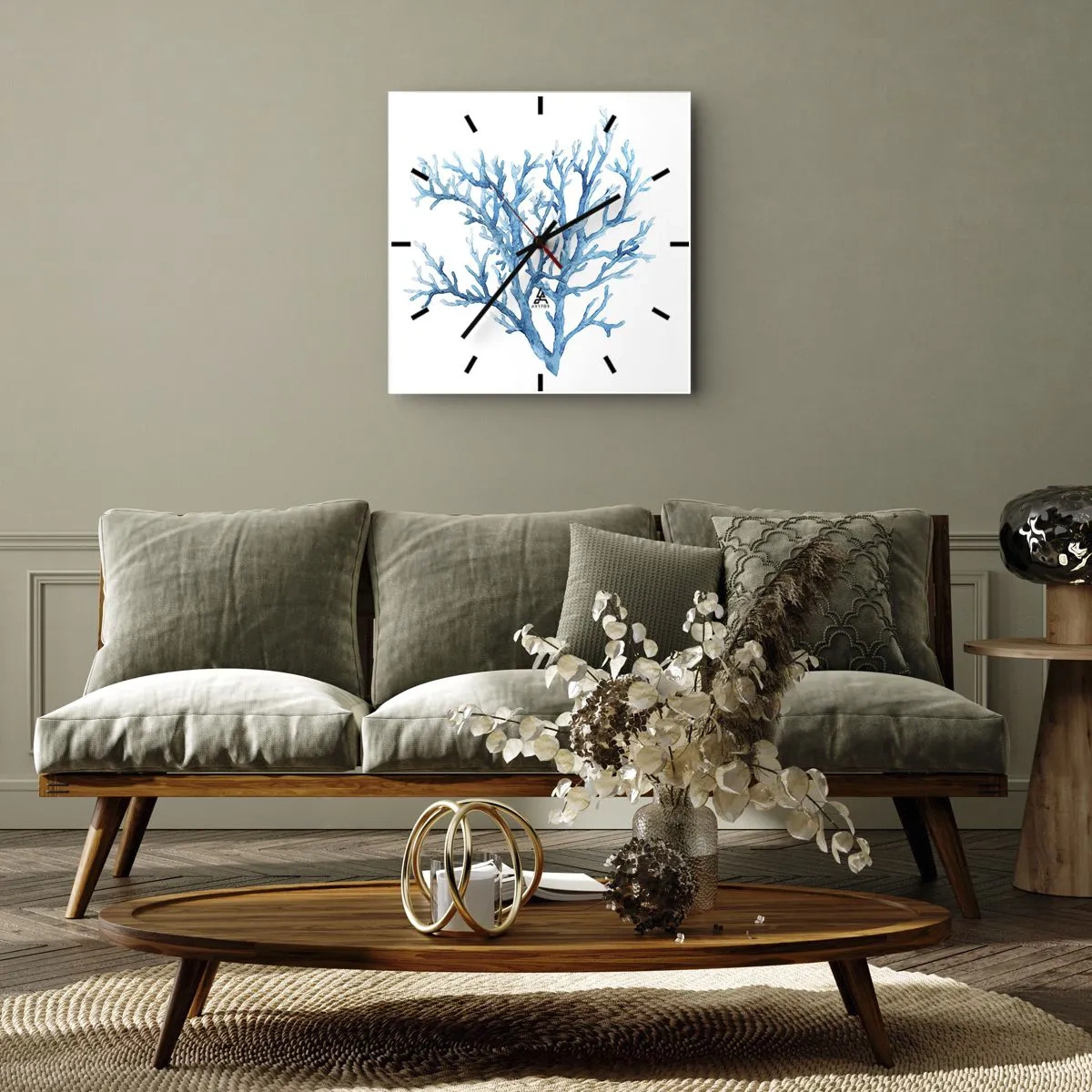 Wandklok - Klok - Nautische filigraan - 40x40 cm