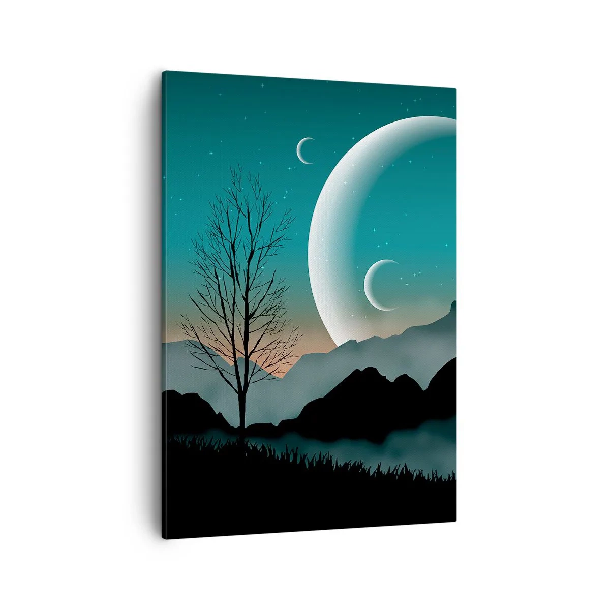 Schilderen op canvas - Carneval in Sterrennacht - 50x70 cm