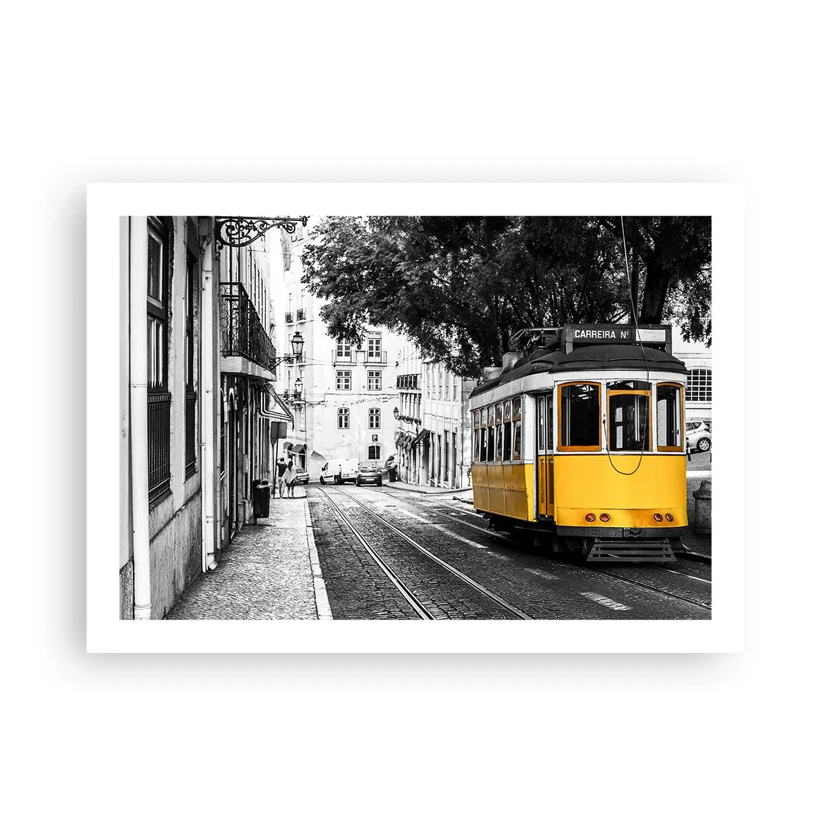 Poster - En op de achtergrond fado - 70x50 cm