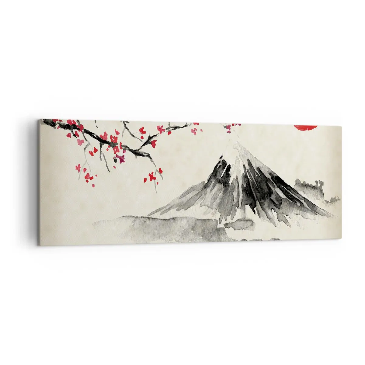 Schilderen op canvas - Houd van Japan - 140x50 cm