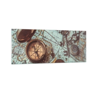 Schilderen op glas - Voor de avonturier - 100x40 cm