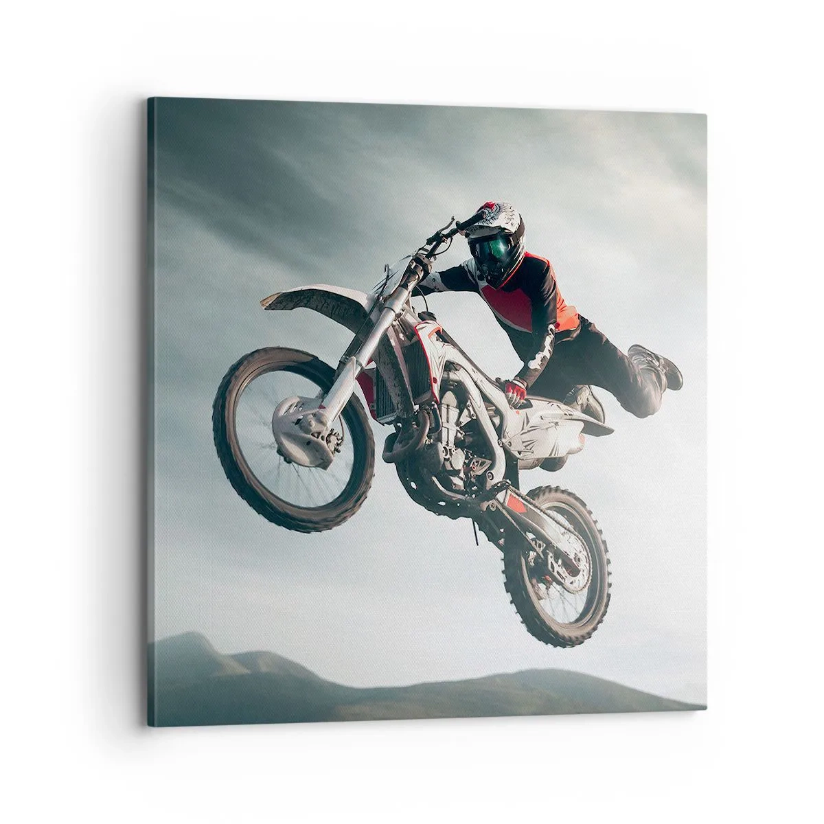 Schilderen op canvas - Er is geen plezier zonder risico - 70x70 cm