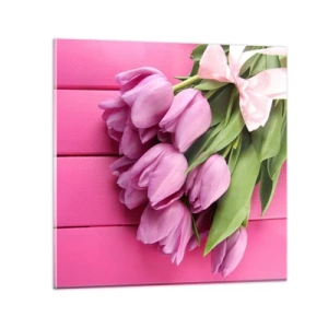 Schilderen op glas - Enkel voor jou - 30x30 cm