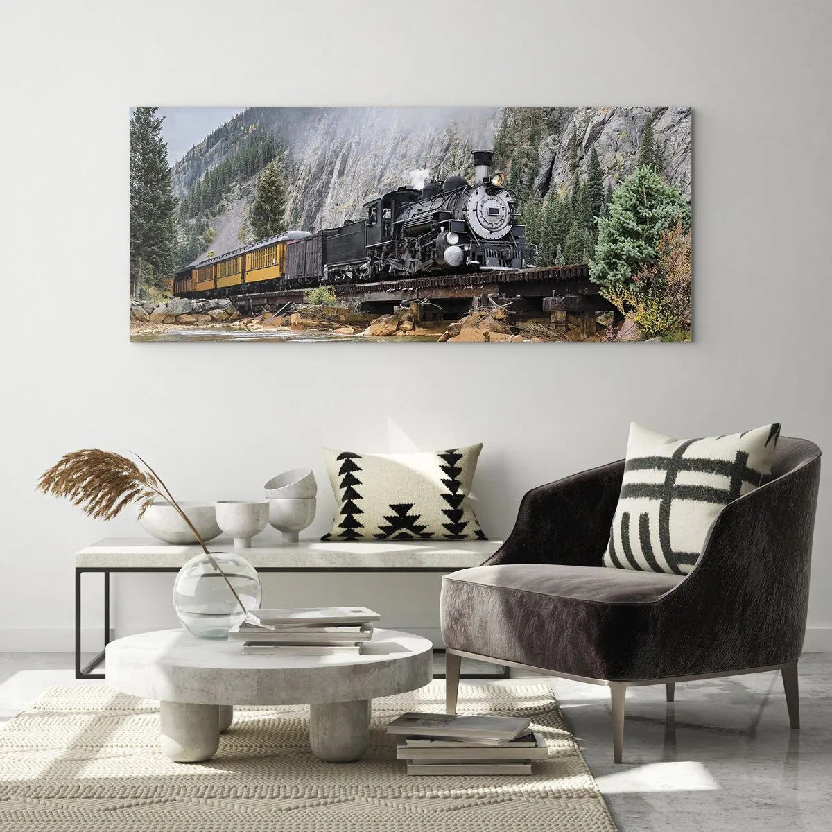Schilderen op glas - Waar wil je naar toe? Waar naar toe? - 120x50 cm