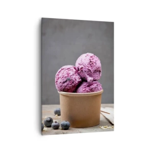 Schilderen op canvas - Zoetheid en kou - 70x100 cm