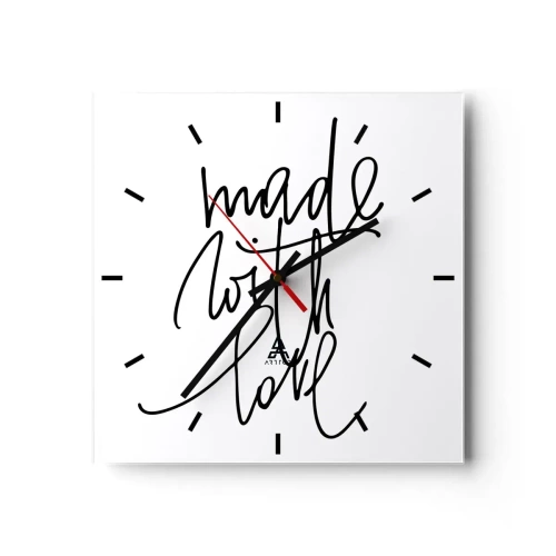 Wandklok - Klok - Het beste merk - 30x30 cm