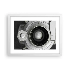 Poster in een witte lijst - Een verhaal over Hollywood - 40x30 cm