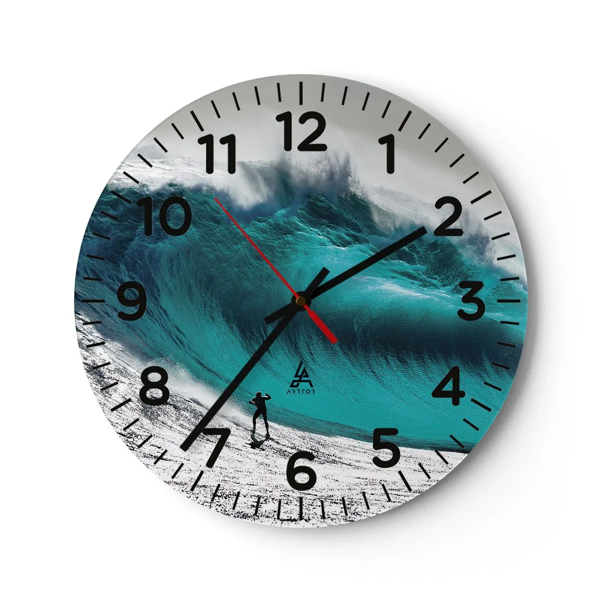 Wandklok - Klok - Uitdaging aanvaard - 30x30 cm