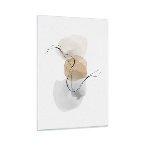 Schilderen op glas - Lucht kralen - 80x120 cm