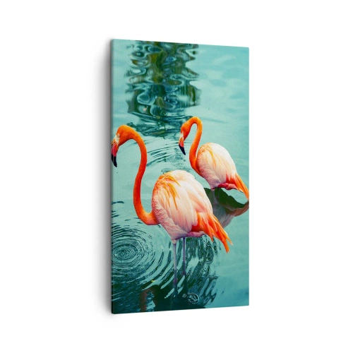 Schilderen op canvas - We zijn nu in de mode - 45x80 cm