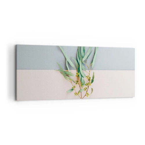 Schilderen op canvas - Subtiliteit in pastelkleuren - 120x50 cm
