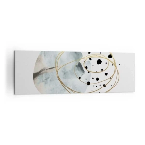 Schilderen op canvas - Omarmd door de ruimte - 160x50 cm