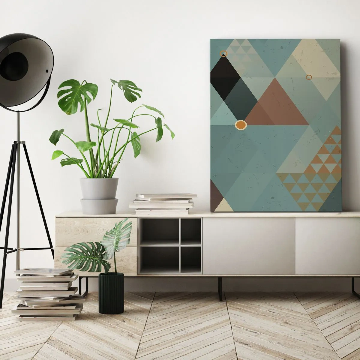 Schilderen op canvas - Eenheid van veelheid, veelheid van eenheid - 70x100 cm