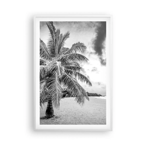 Poster in een witte lijst - Wanneer je verlangt naar eenzaamheid... - 61x91 cm