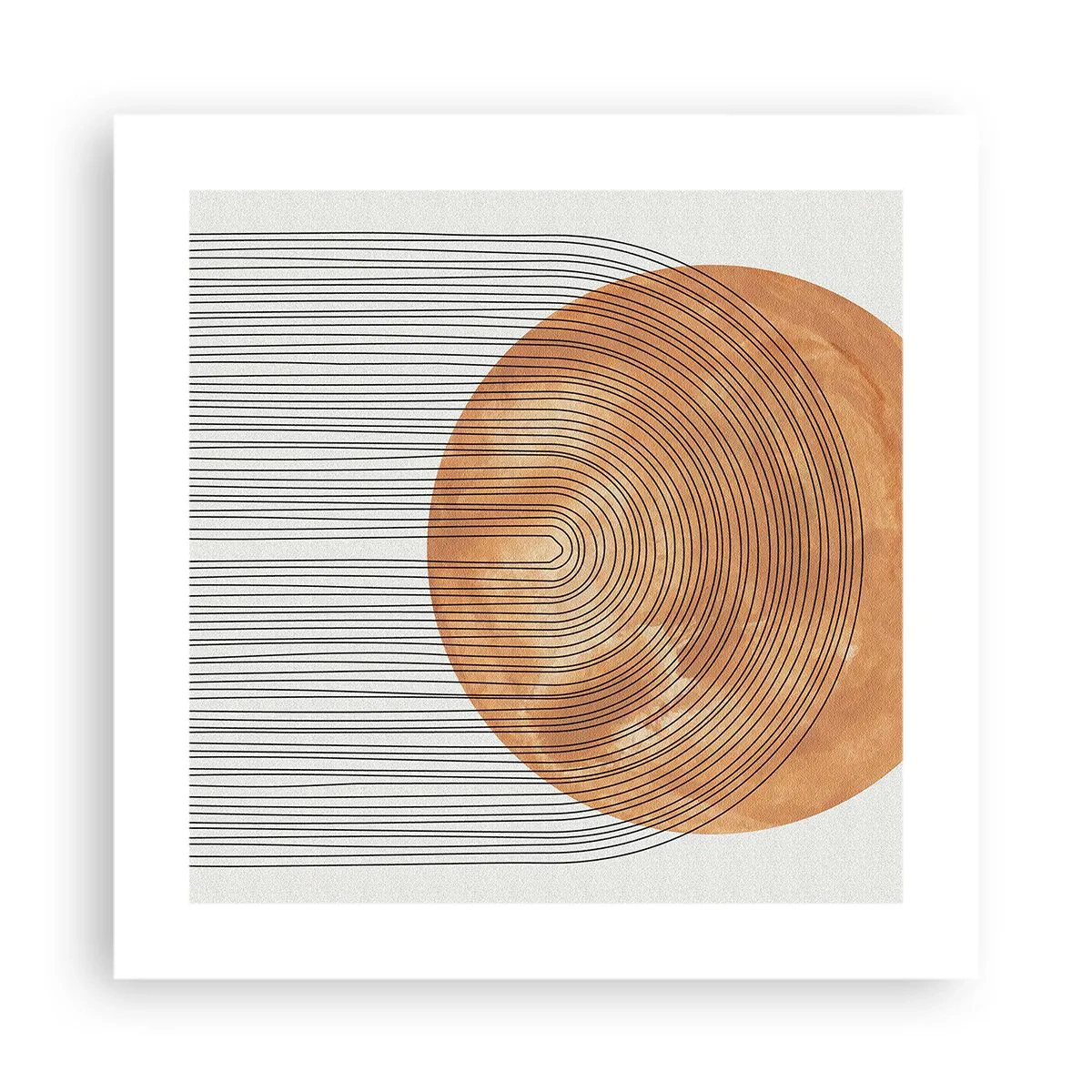 Poster - Zonnige compositie - 40x40 cm