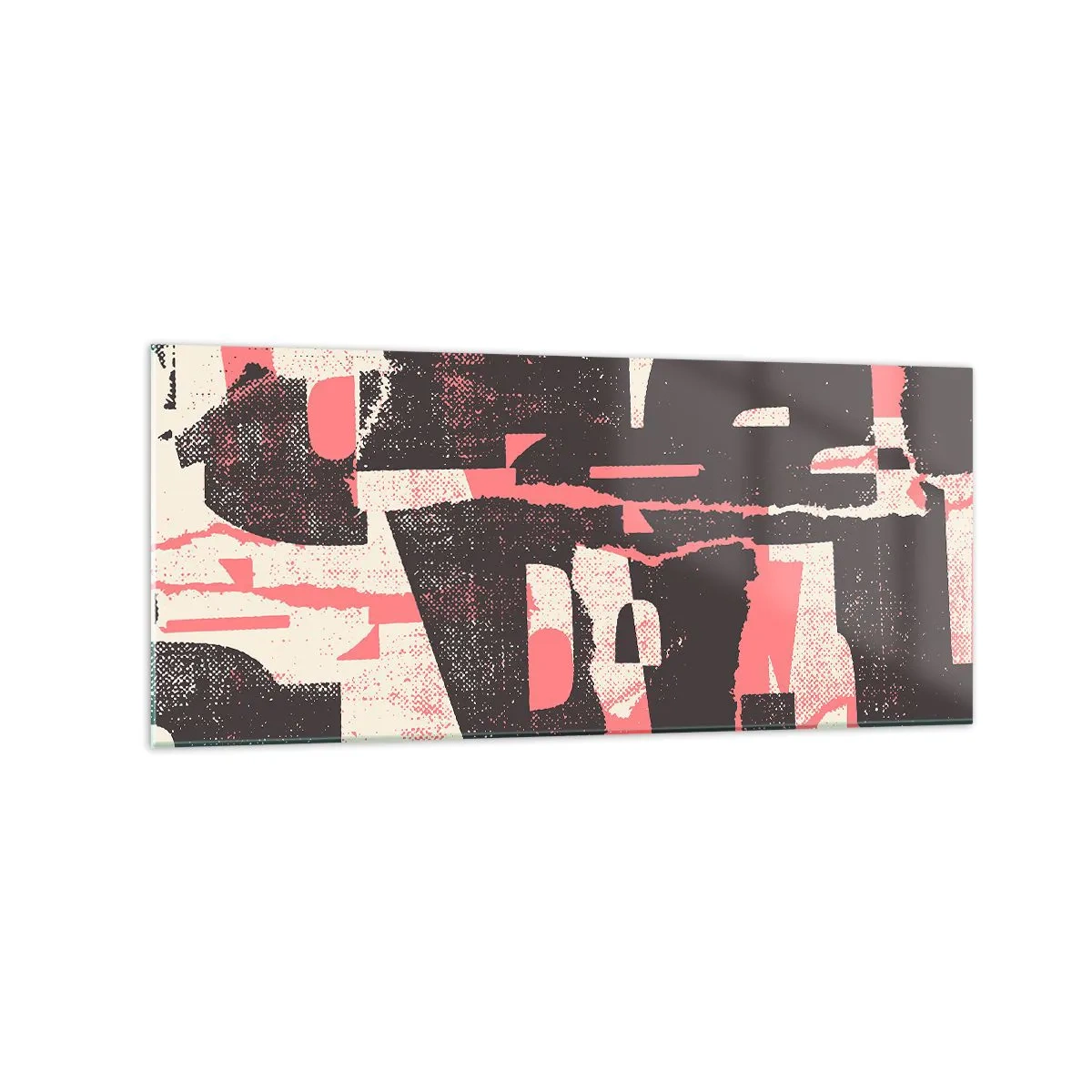 Schilderen op glas - Al dit lawaai - 120x50 cm