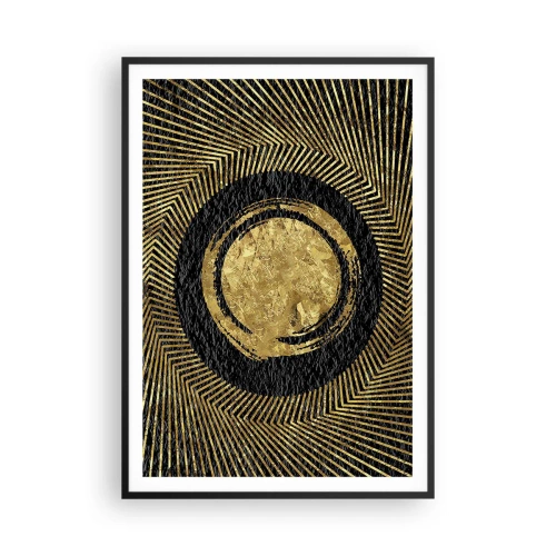 Poster in een zwarte lijst - Glamour-compositie - 70x100 cm