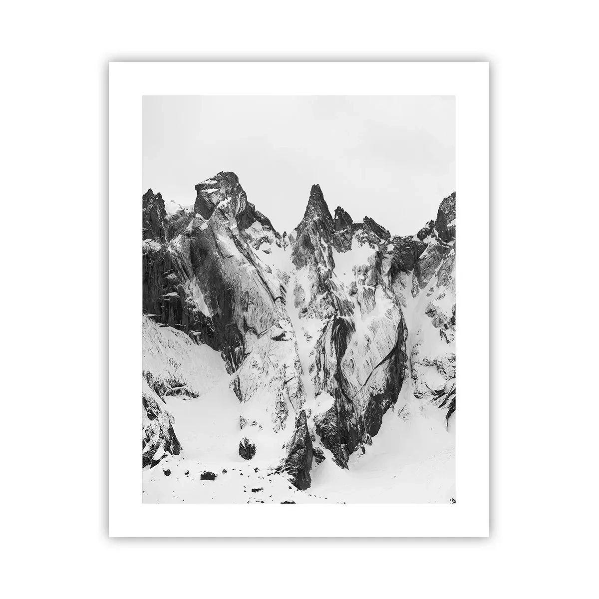 Poster - Granieten gevaarlijke nok - 40x50 cm