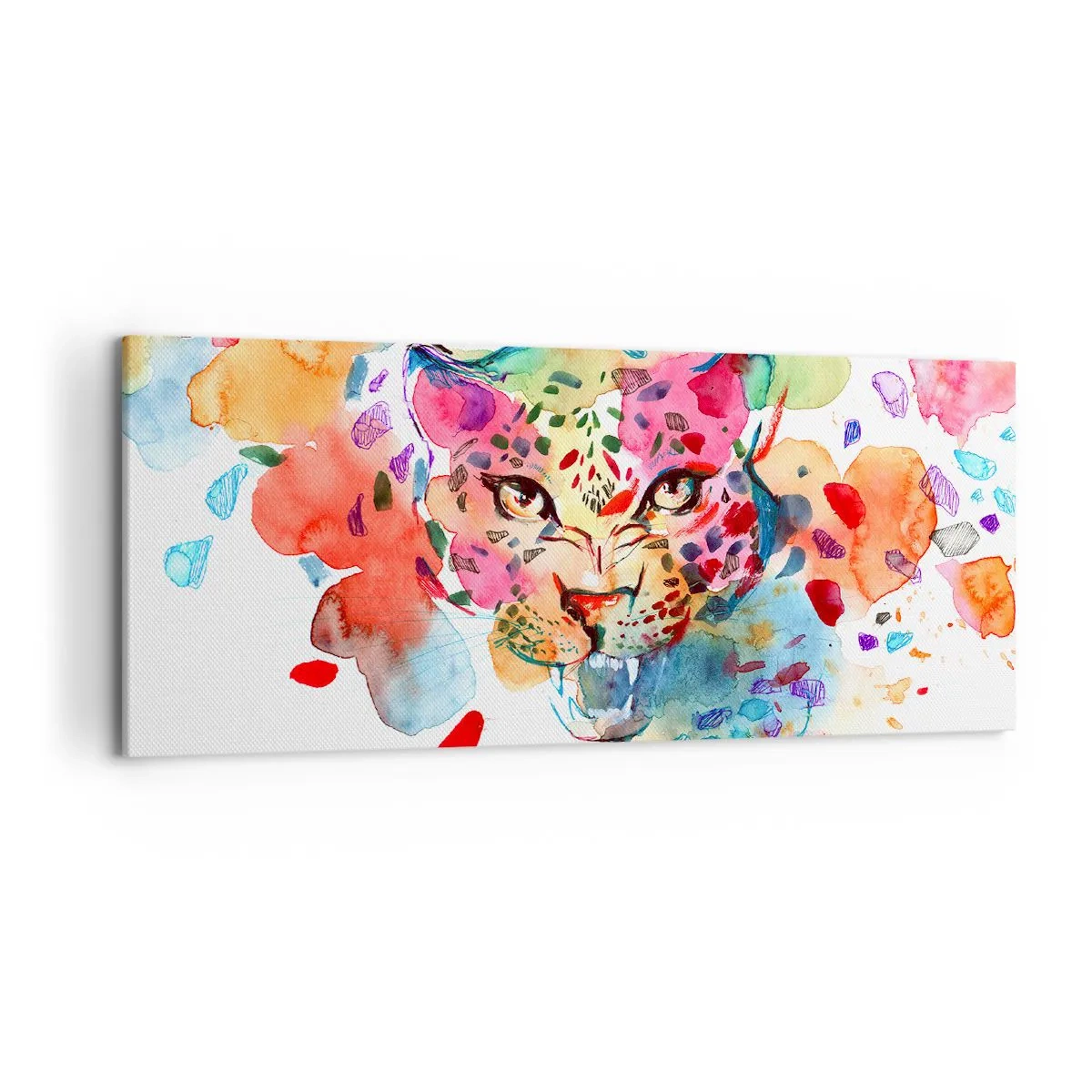 Schilderen op canvas - Schoonheid en het beest - 120x50 cm