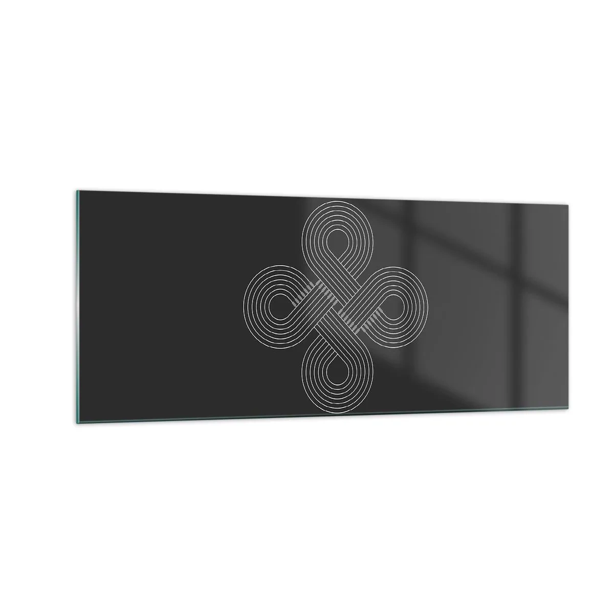 Schilderen op glas - In de Keltische geest - 100x40 cm