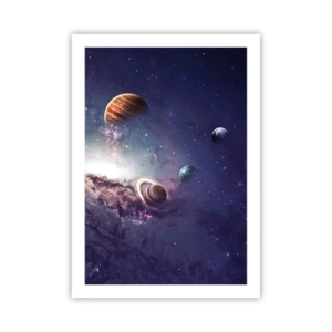 Poster - Zonne-dans systeem - 50x70 cm