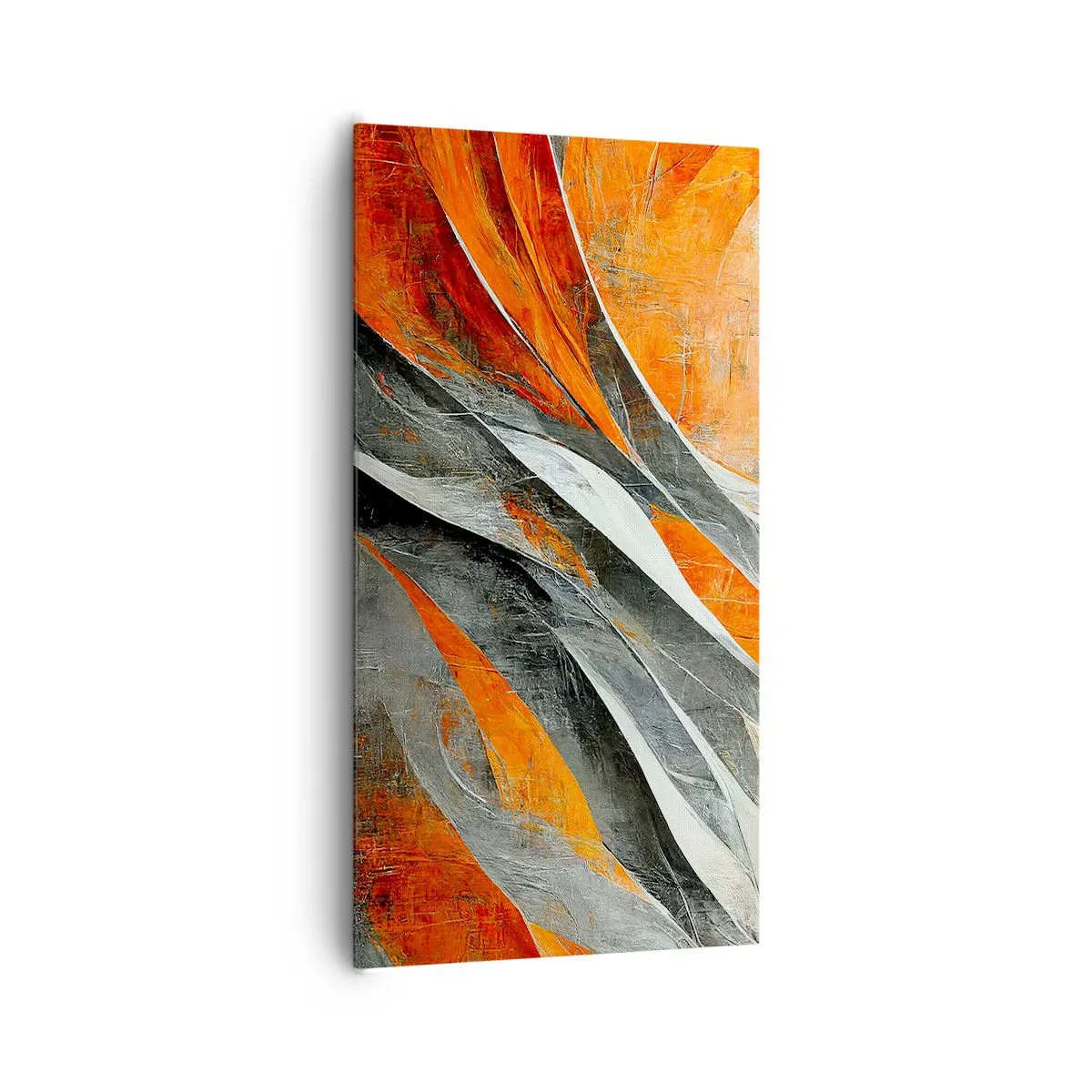 Schilderen op canvas - Hitte en koude - 65x120 cm