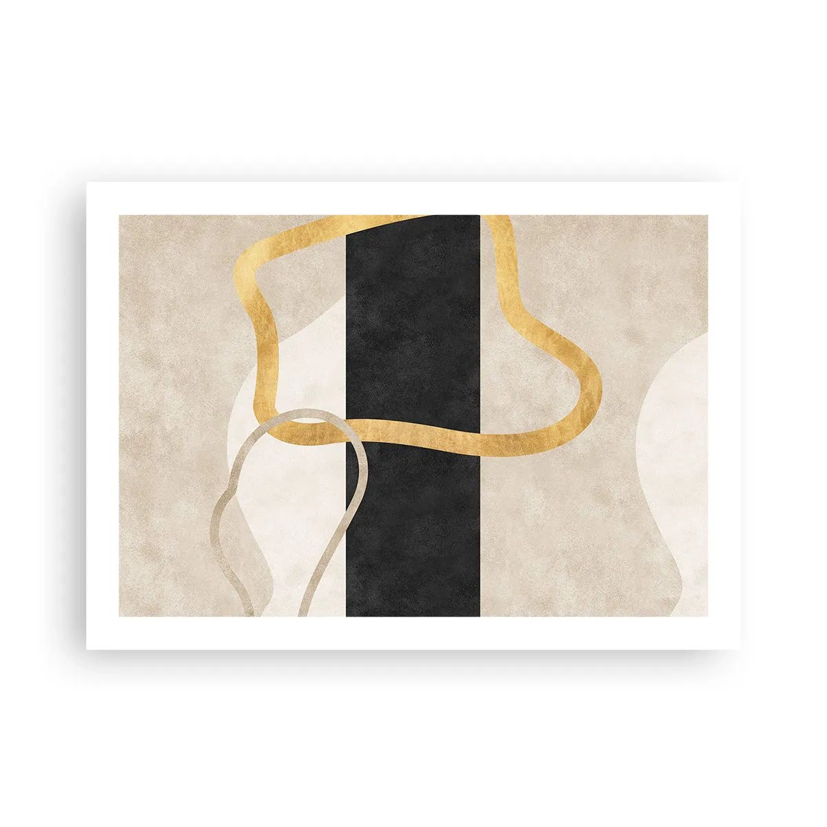 Poster - Verwarde vormen - 70x50 cm