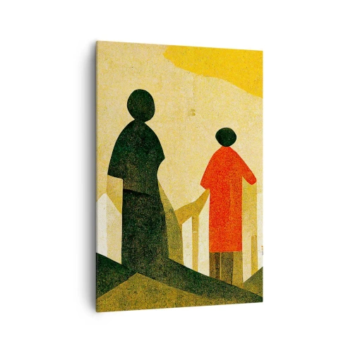 Schilderen op canvas - Er is nog een lange weg te gaan - 70x100 cm