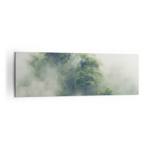 Schilderen op canvas - In mist gehuld - 160x50 cm